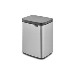 חדש! פח BO לתליה על הקיר - 4 ליטר Brabantia - ניקל מוברש אנטי טביעות אצבע!