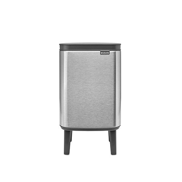 חדש! פח BO על רגליים - 4 ליטר Brabantia - ניקל מוברש אנטי טביעות אצבע!