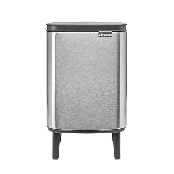 חדש! פח BO על רגליים - 7 ליטר Brabantia - ניקל מוברש אנטי טביעות אצבע!
