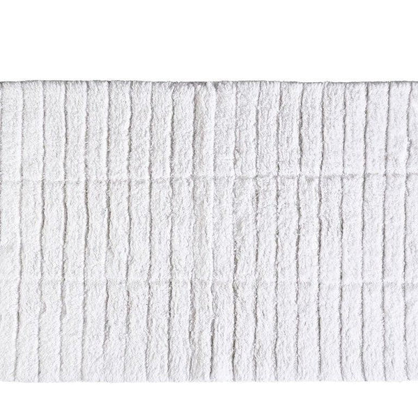 שטיח אמבטיה 80x50 Soft Tiles ס"מ - לבן
