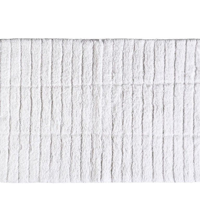 שטיח אמבטיה 80x50 Soft Tiles ס"מ - לבן