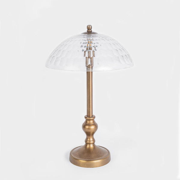מנורת שולחן ברזל מצופה פליז דגם אדי
