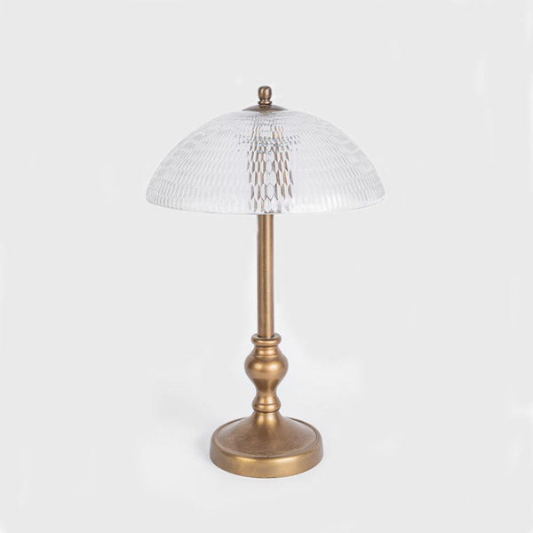 מנורת שולחן ברזל מצופה פליז דגם מישל