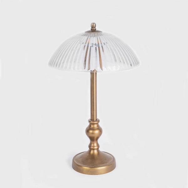 מנורת שולחן ברזל מצופה פליז דגם הלן