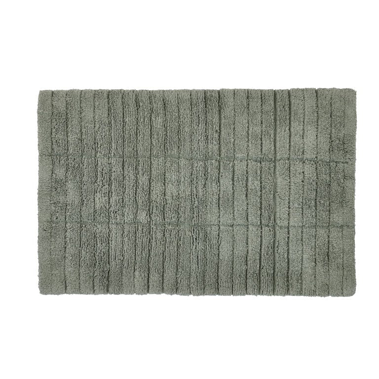 שטיח אמבטיה 80x50 Soft Tiles ס"מ - ירוק מאצ'ה