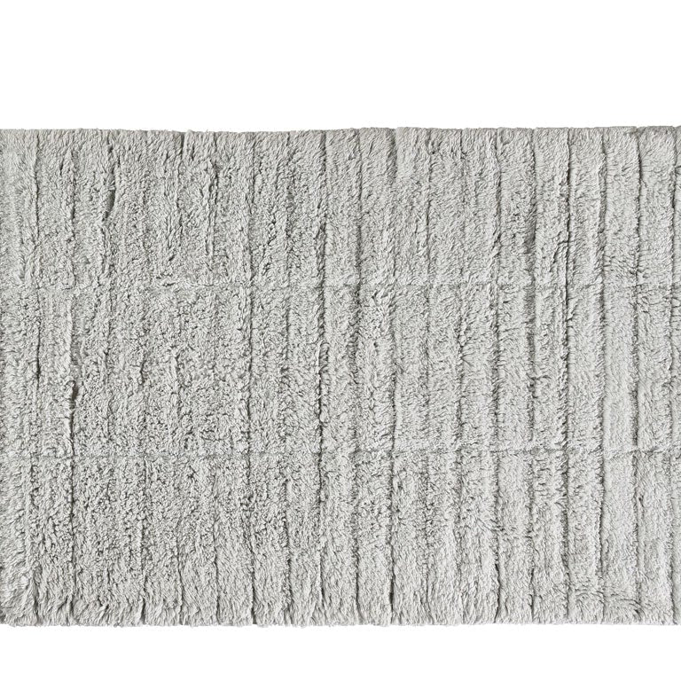 שטיח אמבטיה 80x50 Soft Tiles ס"מ - אפור סופט