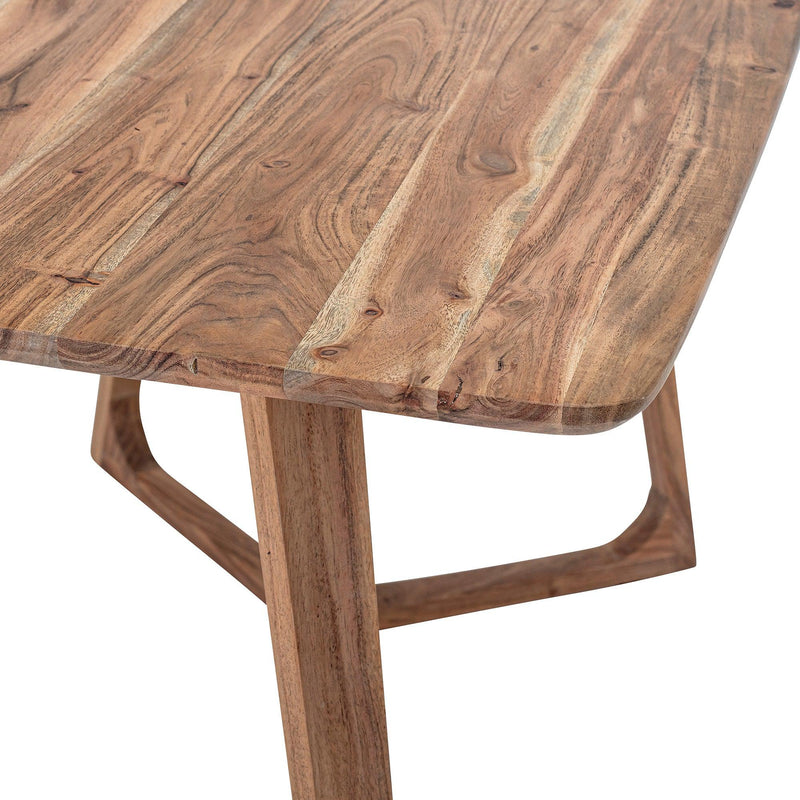 שולחן אוכל Luie ג' 75 ר' 130 ע' 78 ס"מ - עץ השיטה חום