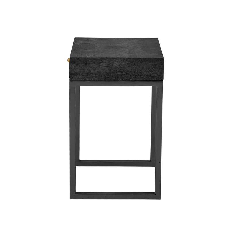 שולחן צד Napa ר' 35 ע' 30 ג' 49 ס"מ - עץ מנגו שחור