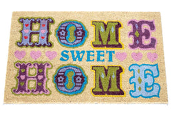 שטיח סף לכניסה לבית 75X45 ס"מ - סיבי קוקוס "Home sweet home"
