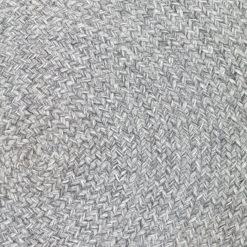 שטיח פוליאסטר עגול ק' 120 ס"מ - אפור