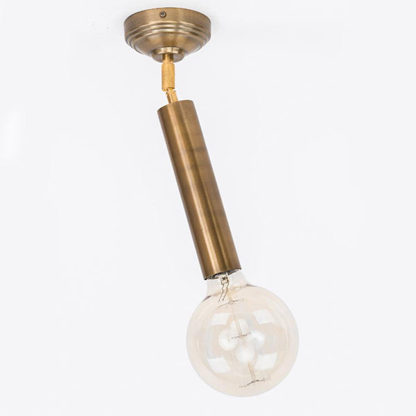 מנורת ברזל מצופה פליז תלייה דגם פרנקלין