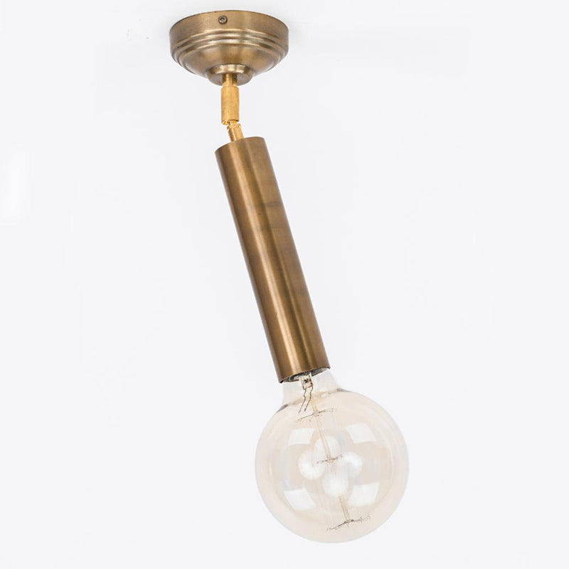 מנורת ברזל מצופה פליז תלייה דגם פרנקלין